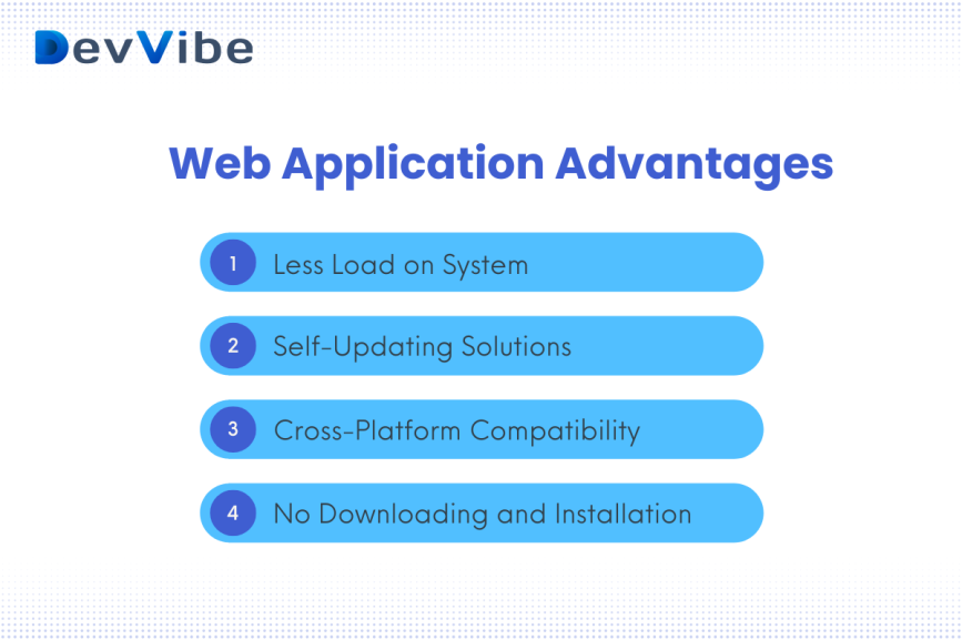 web application advantages