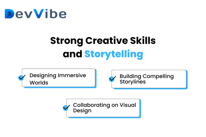 Strong Creative Skills and Storytelling